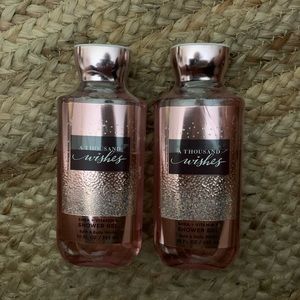 NEW sealed Bath & Body Thousand Wishes body washes
